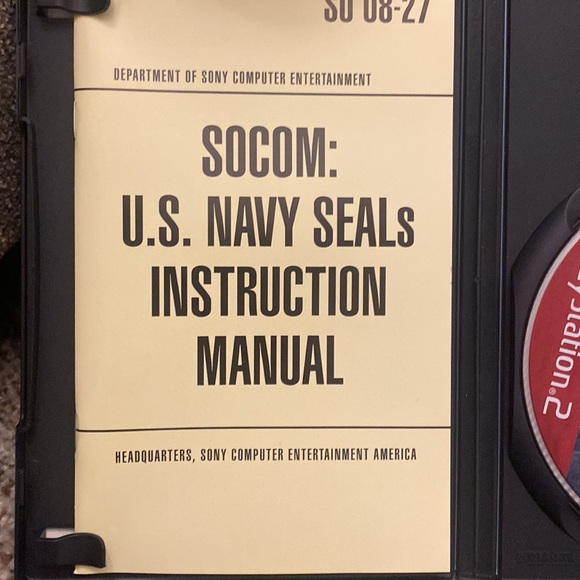 PS2 Greatest Hits Socom US Navy Seals game - in EXCELLENT CONDITION - Picture 3 of 7